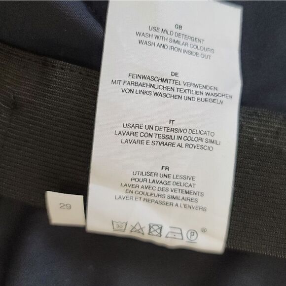 Closed Stretch Slim Leg Smoking Style Trouser Pants in Navy Blue Size 29 - Picture 11 of 12